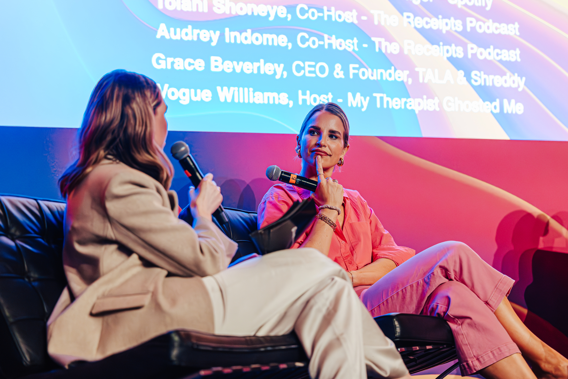 Keynote speaker on stage